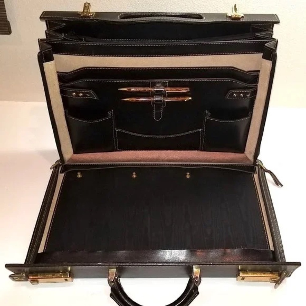 💋 Vintage Lorenzo Leather Breicase